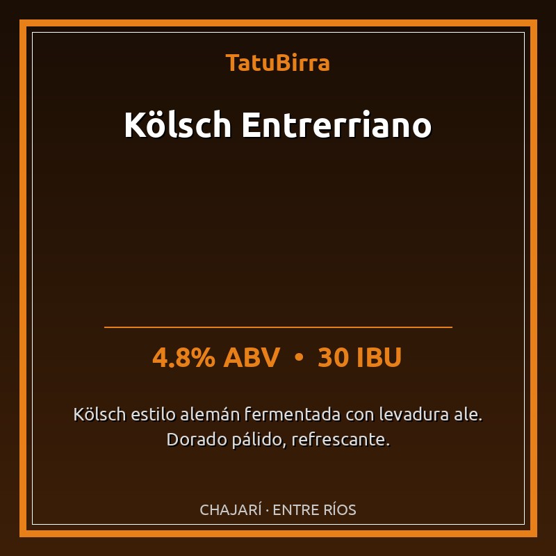 Kölsch Entrerriano