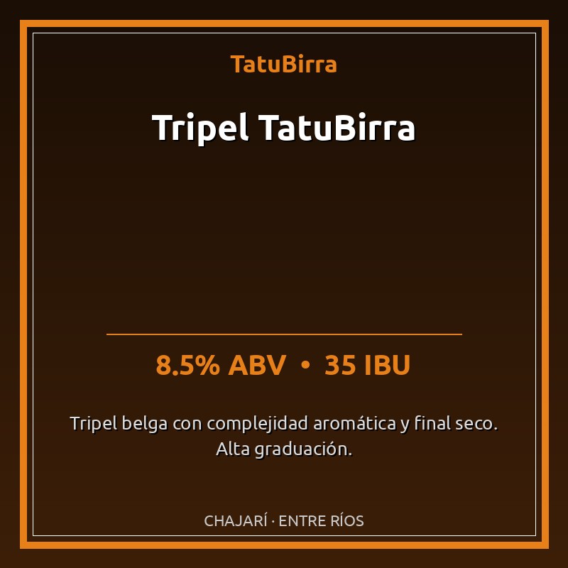 Tripel TatuBirra