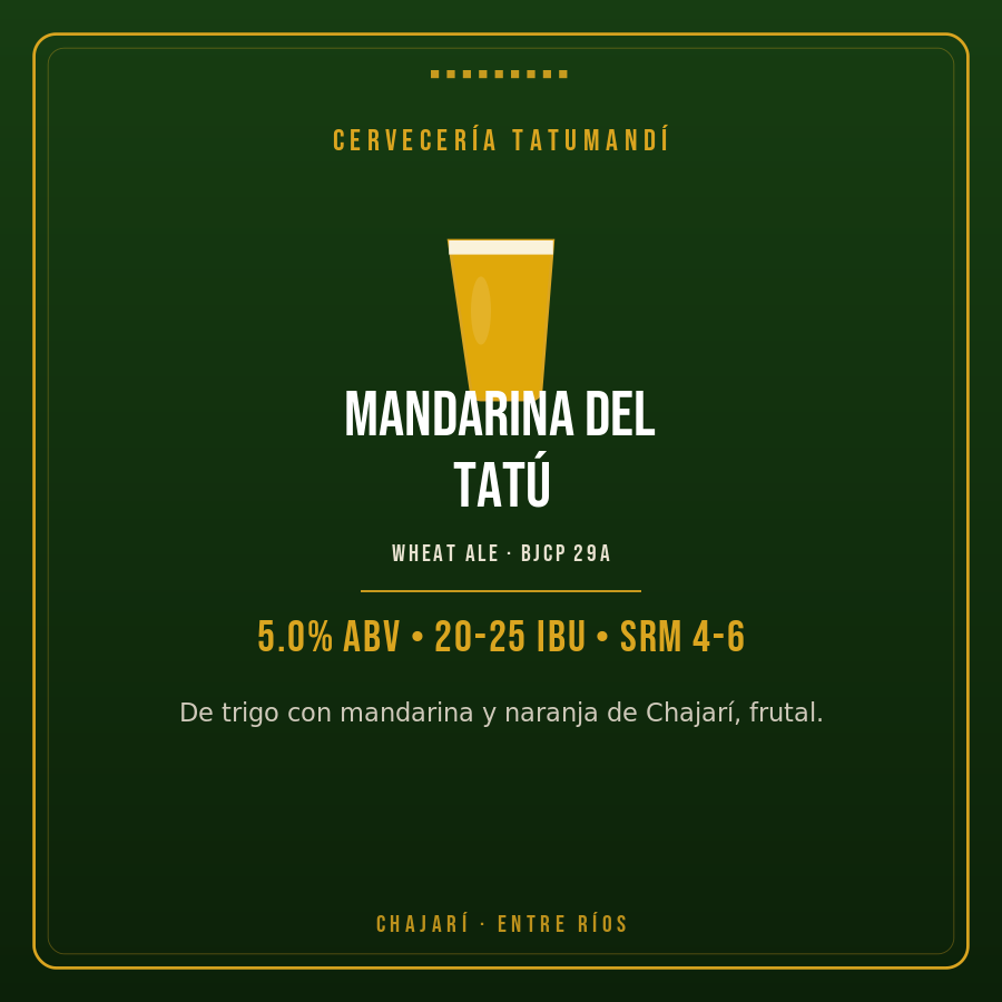 Mandarina del Tatú