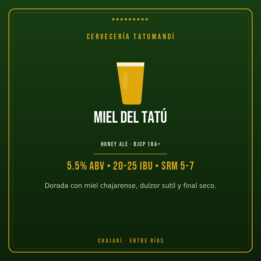 Miel del Tatú