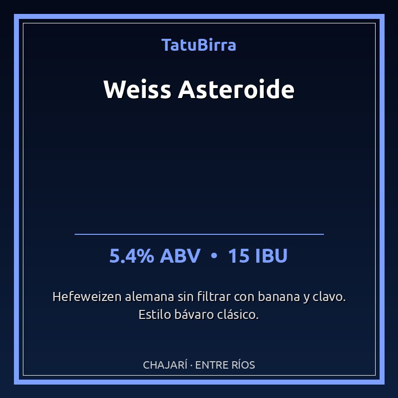 Weiss Asteroide