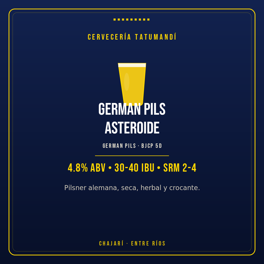 German Pils Asteroide