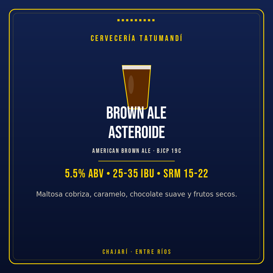 Brown Ale Asteroide