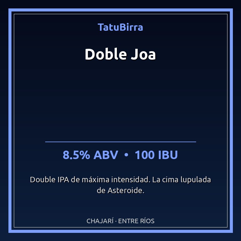 Doble Joa