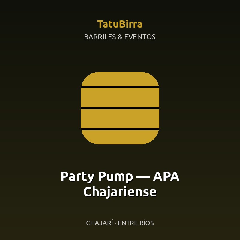 Party Pump — APA Chajariense
