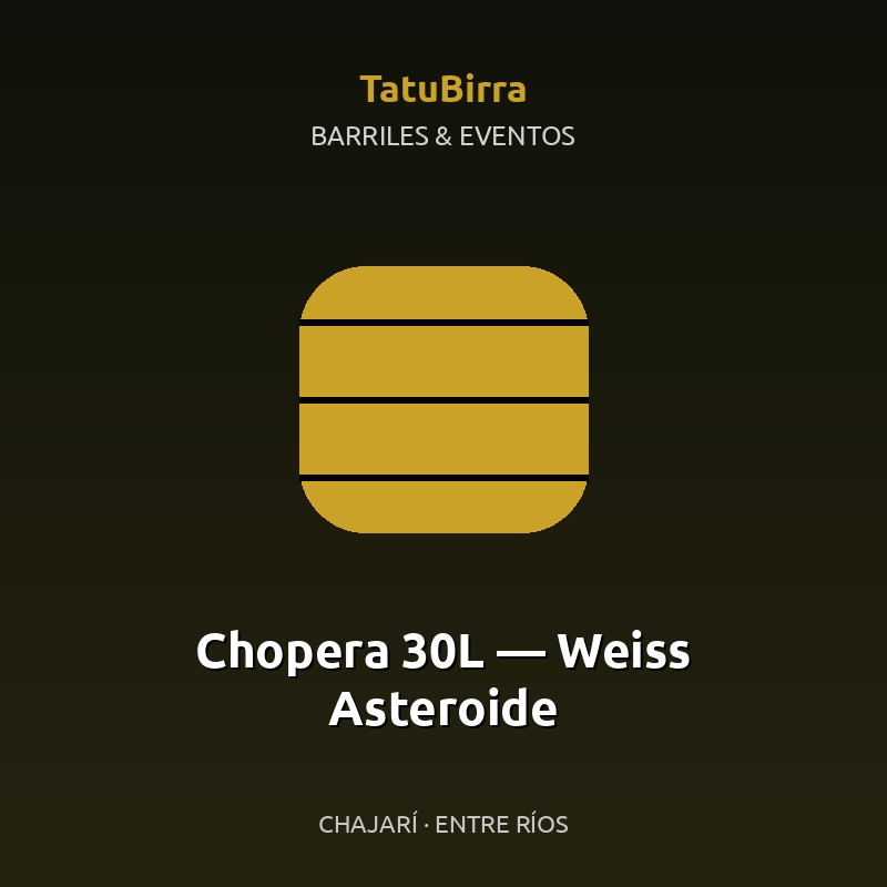 Chopera 30L — Weiss Asteroide