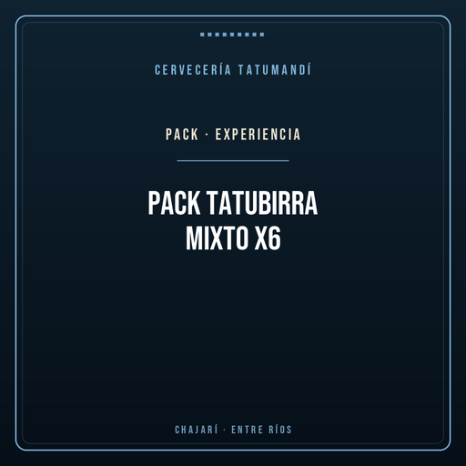Pack TatuBirra Mixto x6