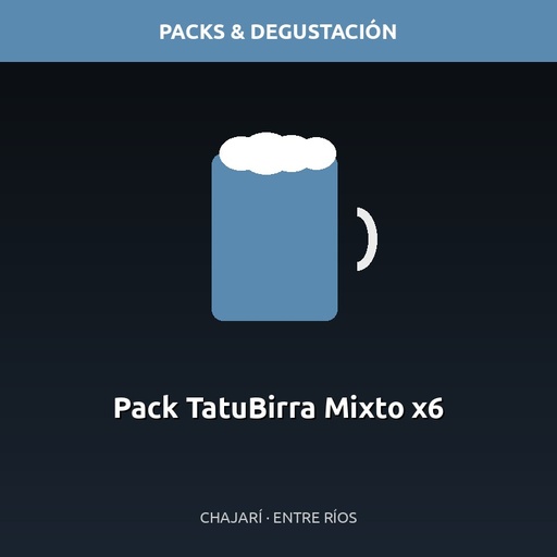Pack TatuBirra Mixto x6