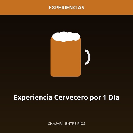 [EXP-CERVECERO-USD50] Experiencia Cervecero por 1 Día