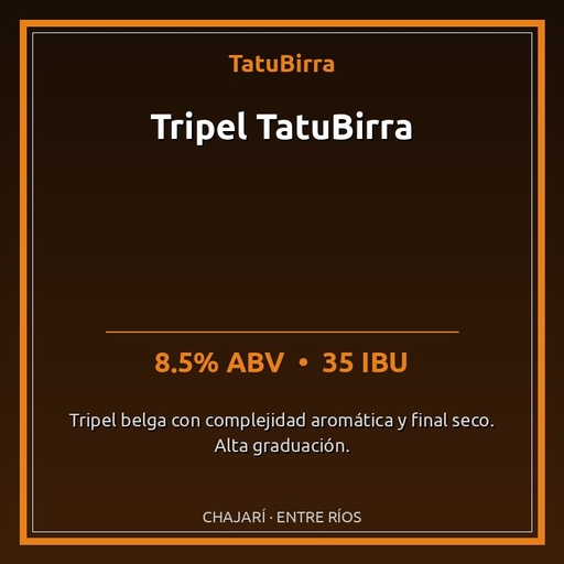 Tripel TatuBirra