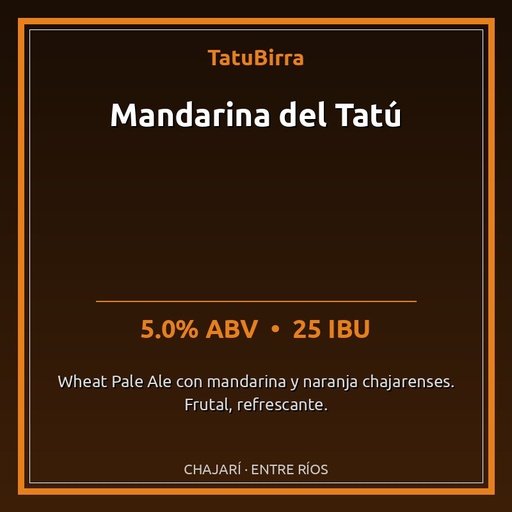 Mandarina del Tatú