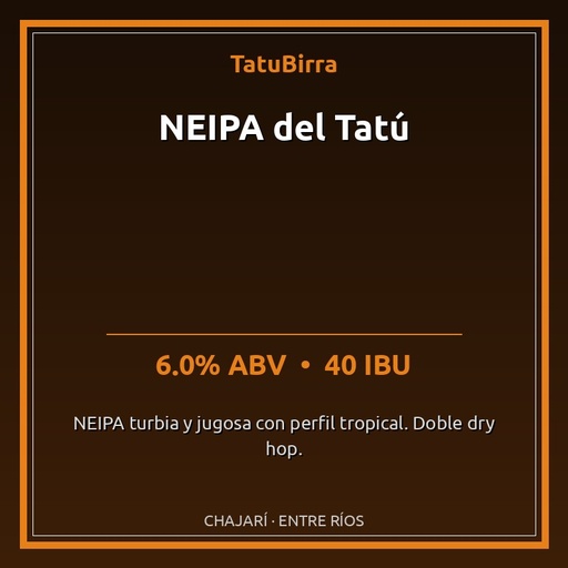 NEIPA del Tatú