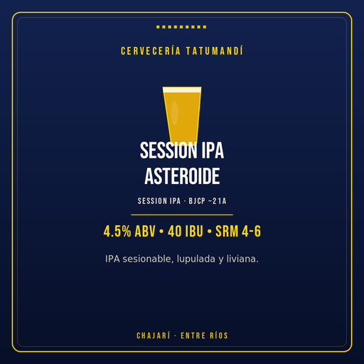 Session IPA Asteroide