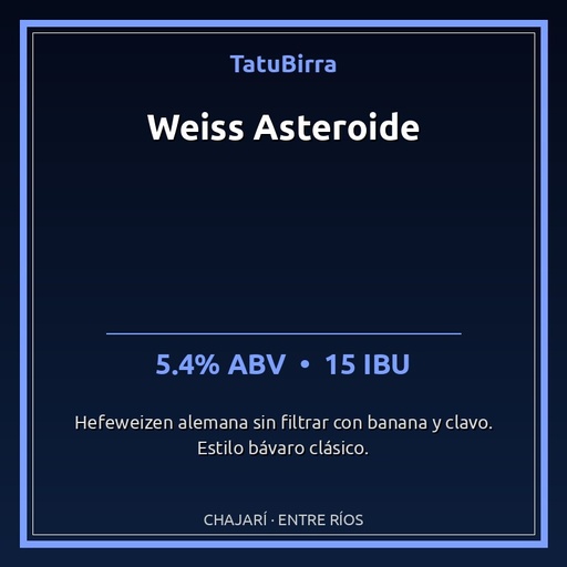 Weiss Asteroide