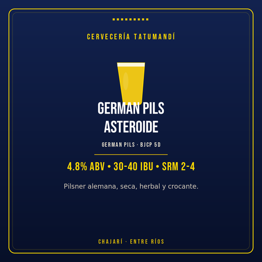 German Pils Asteroide