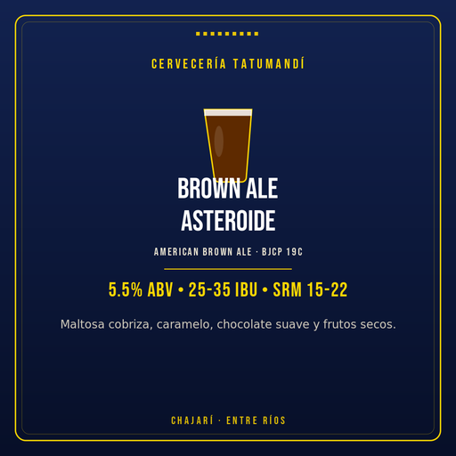 Brown Ale Asteroide