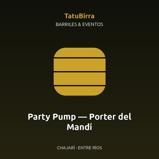 Party Pump — Porter del Mandí