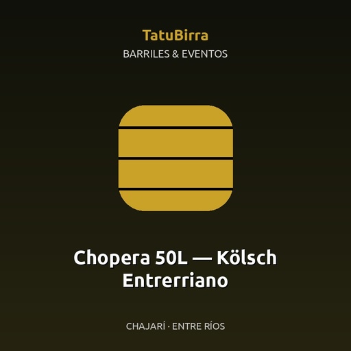 Chopera 50L — Kölsch Entrerriano