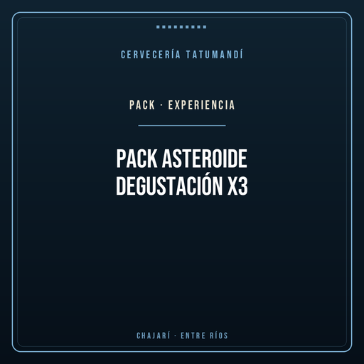 Pack Asteroide Degustación x3