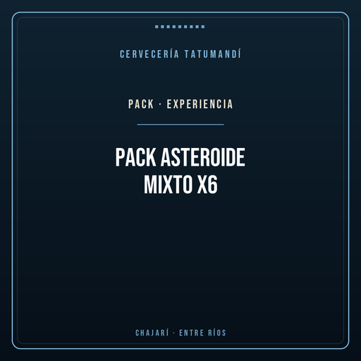 Pack Asteroide Mixto x6
